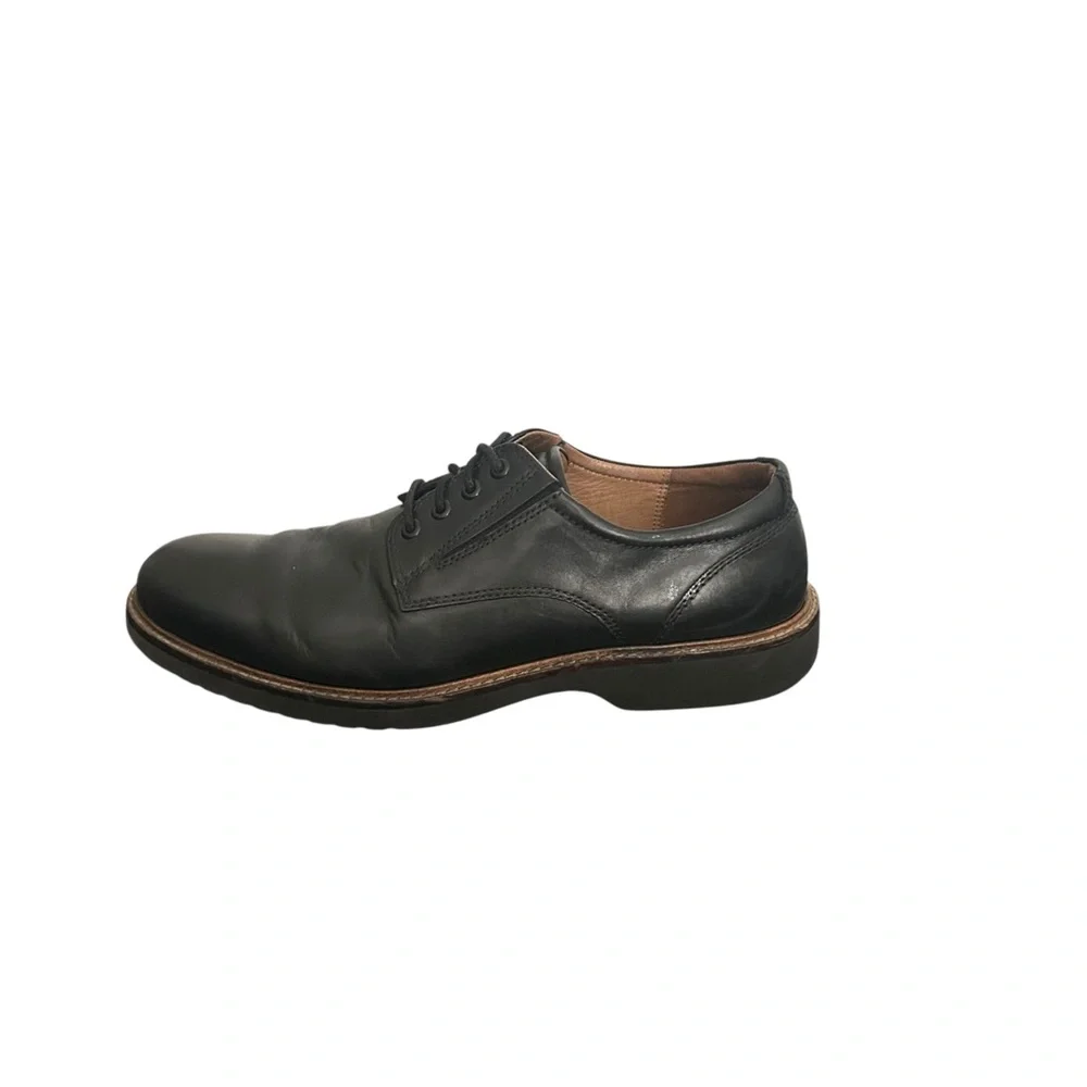 ECCO Men’s Leather Oxford 533254 Black Comfort Shoes Size 11
